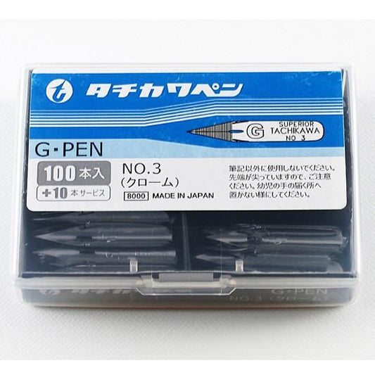 タチカワ　Gペン先（100本入＋10本ｻｰﾋﾞｽ）